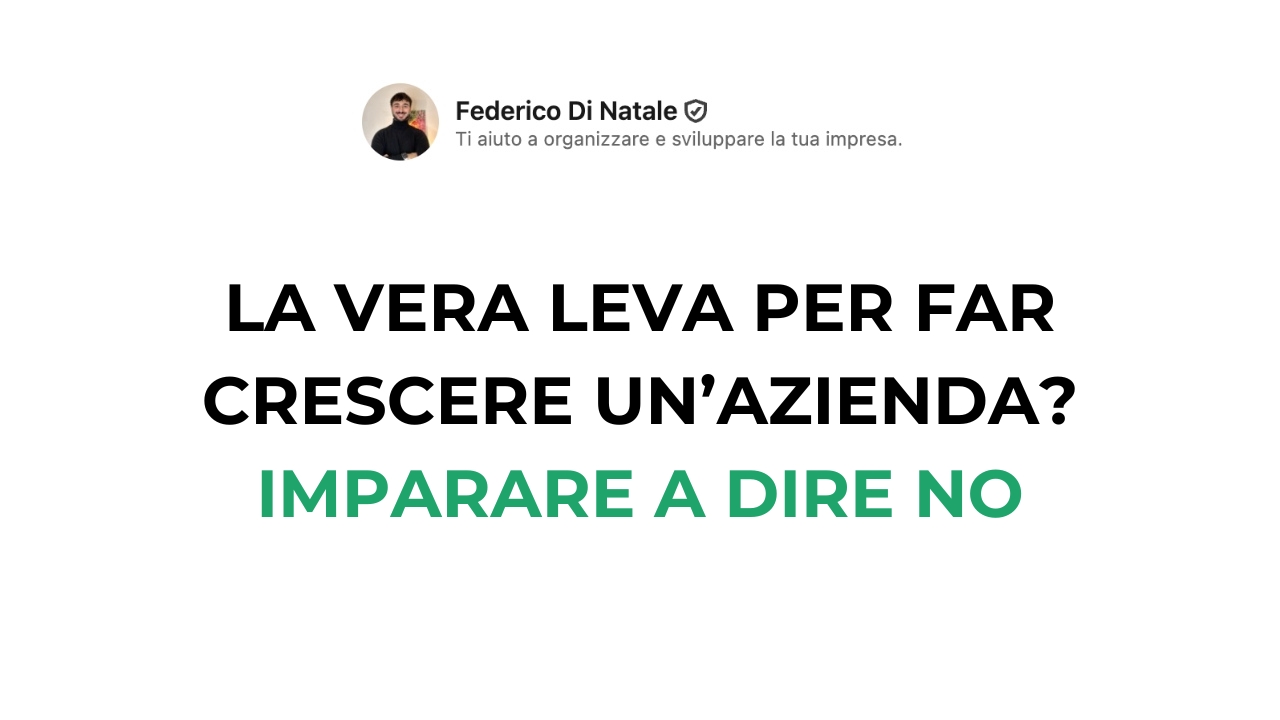 Imparare a dire di no: l’arte nascosta che fa crescere le aziende